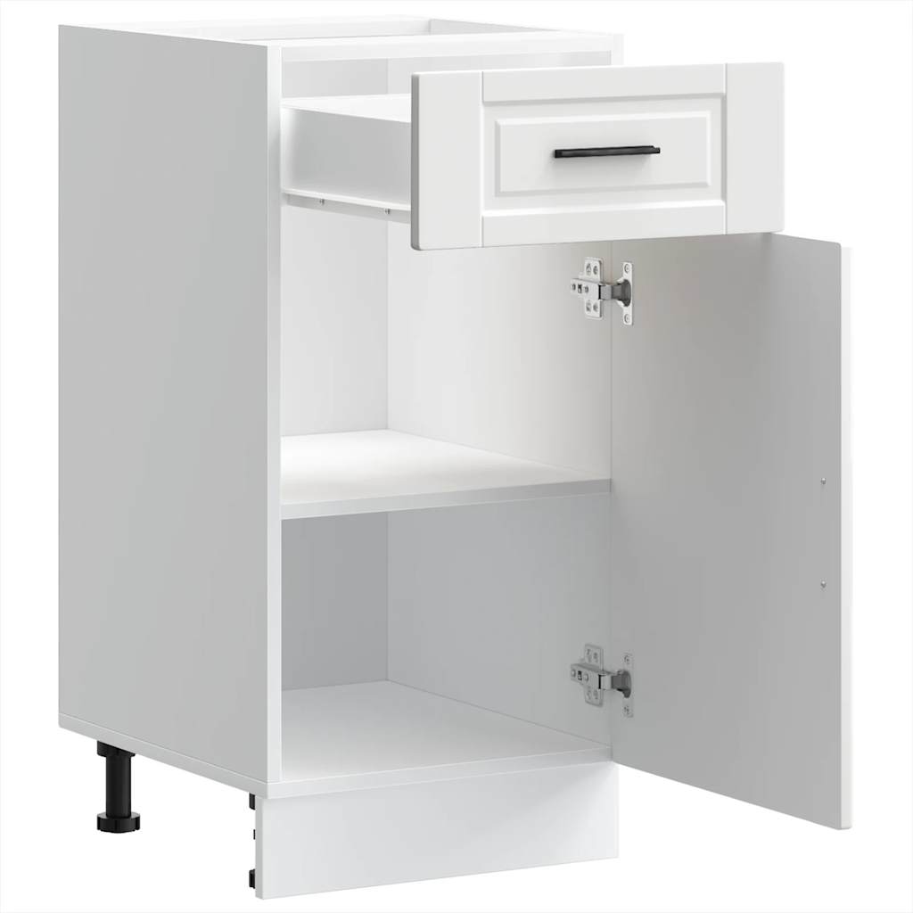 Armário base de cozinha Porto derivados de madeira branco