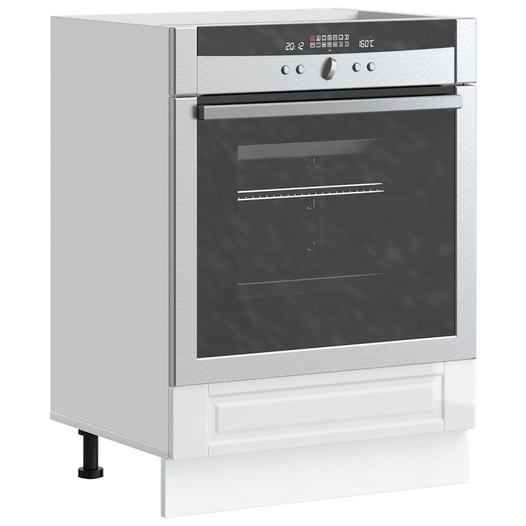 Armário forno Porto derivados de madeira branco brilhante