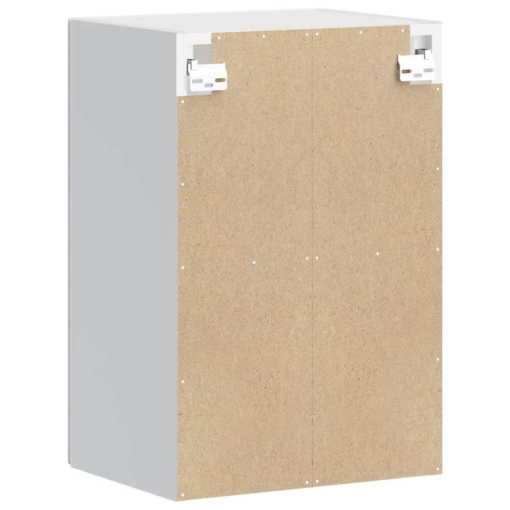 Armário de parede de cozinha com porta de vidro Porto branco