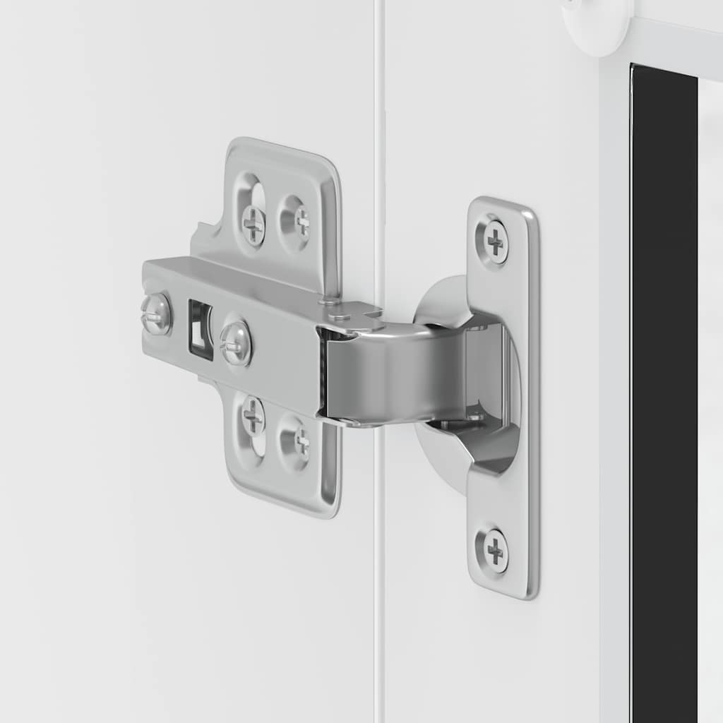 Armário de parede de cozinha com porta de vidro Porto preto