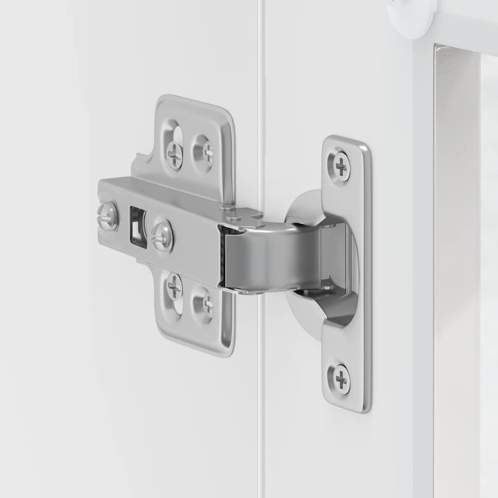 Armário de parede cozinha porta vidro Porto branco alto brilho