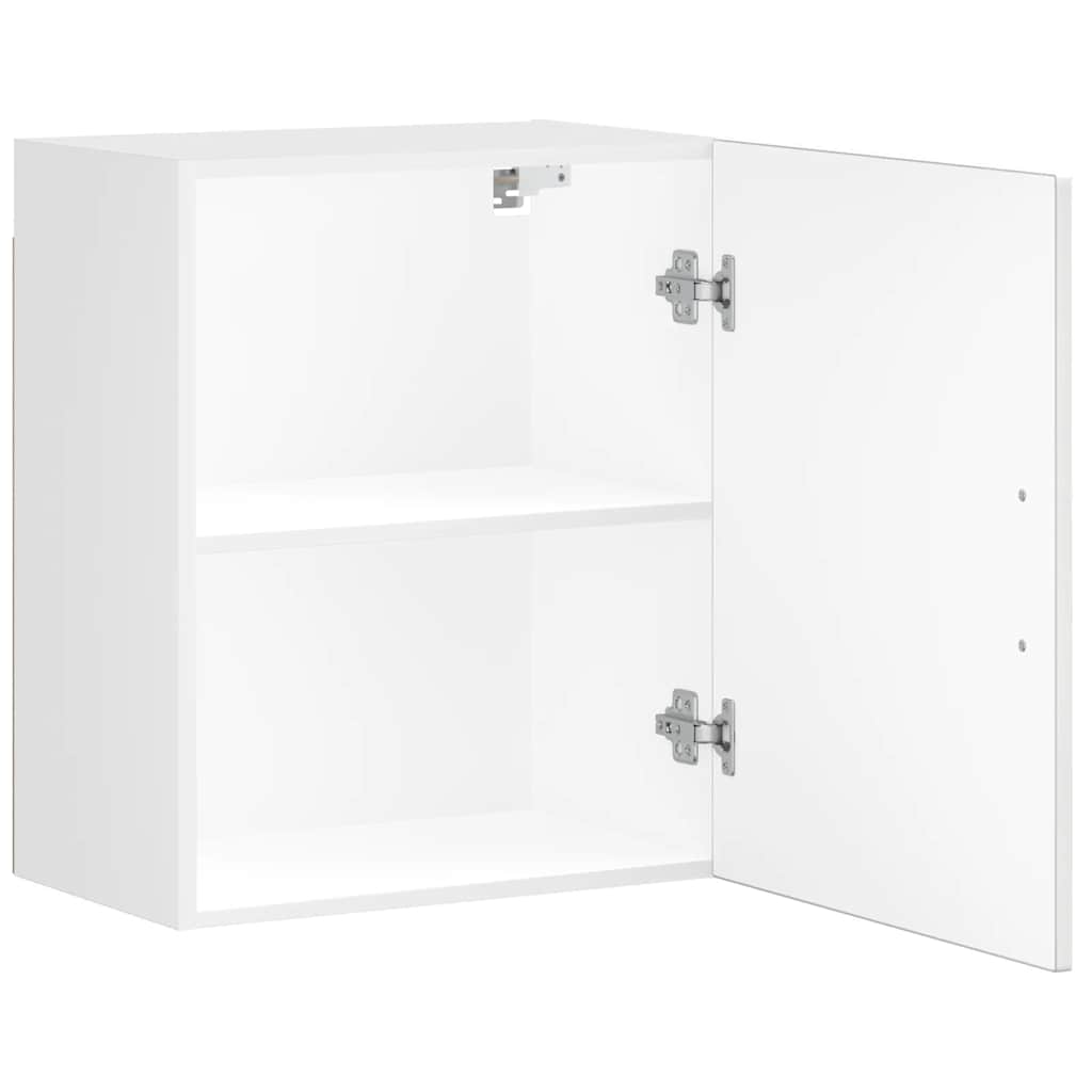 Armários parede cozinha 2 pcs Porto branco brilhante