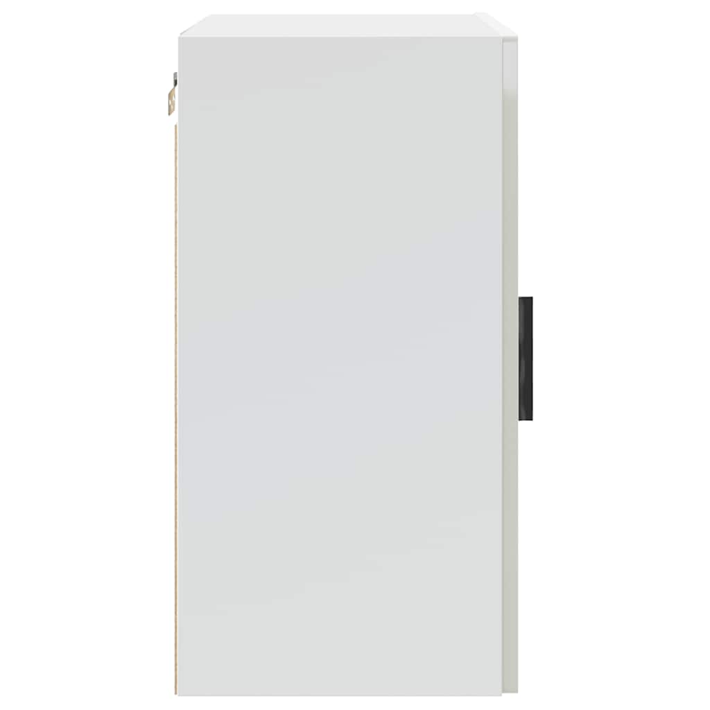 Armários parede cozinha 2 pcs Porto branco brilhante