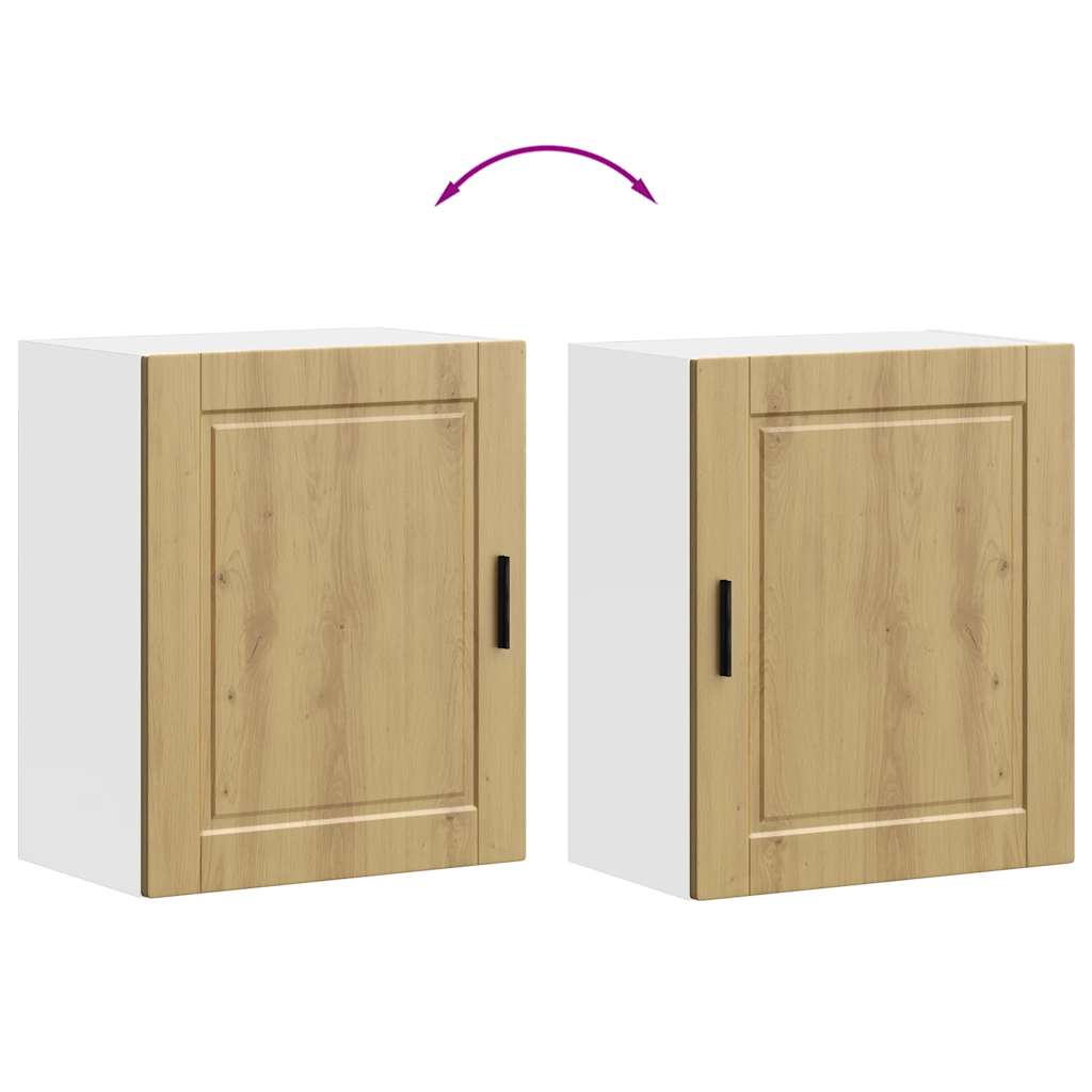 Armários parede cozinha 2 pcs Porto carvalho artesanal
