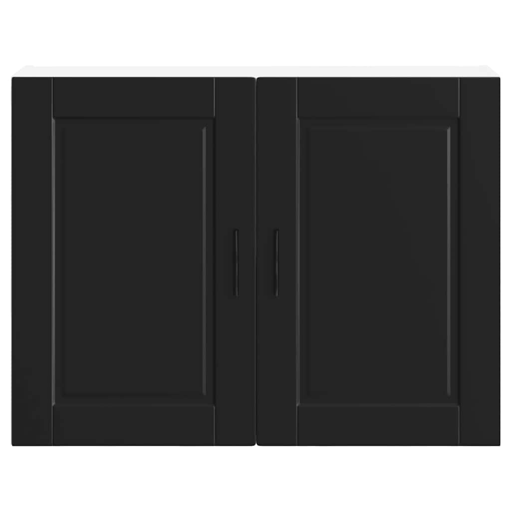 Armário de parede de cozinha Porto derivados de madeira preto