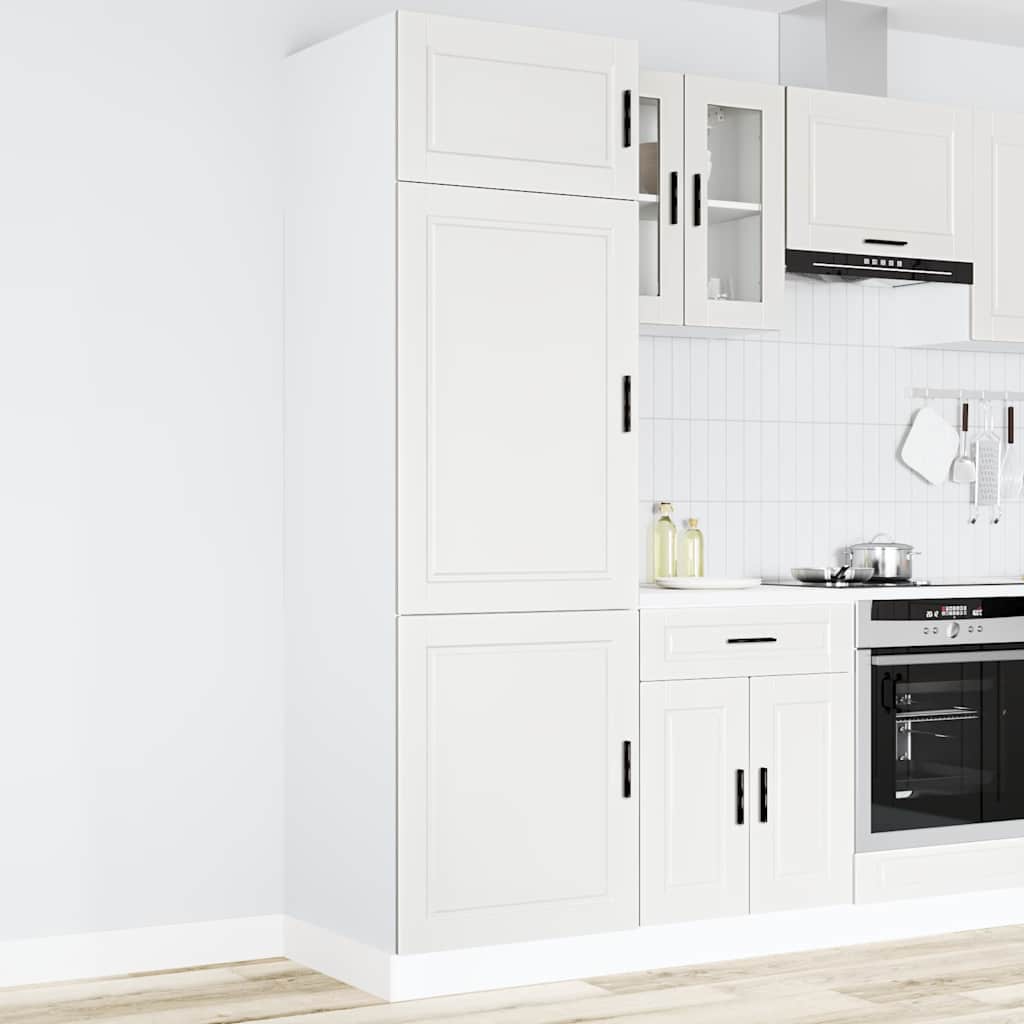 Armário de cozinha Porto derivados de madeira branco
