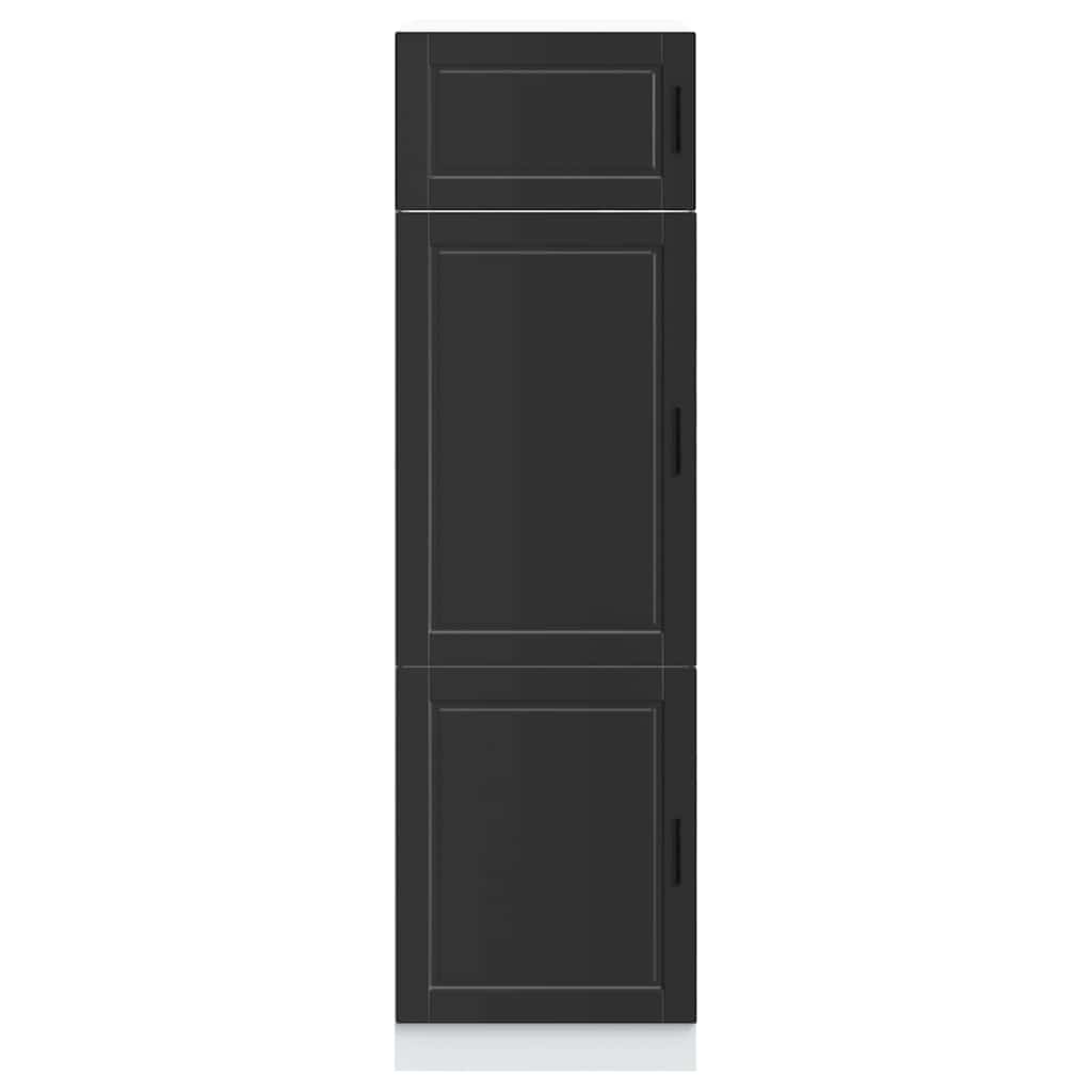Armário de cozinha Porto derivados de madeira preto
