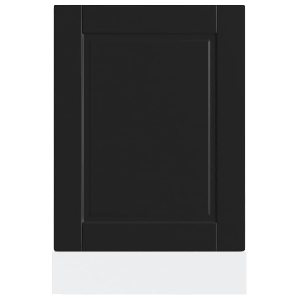 Painel máquina lavar louça Porto preto 45x1,5x67 cm
