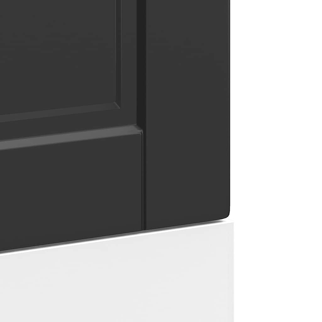 Painel máquina lavar louça Porto preto 45x1,5x67 cm