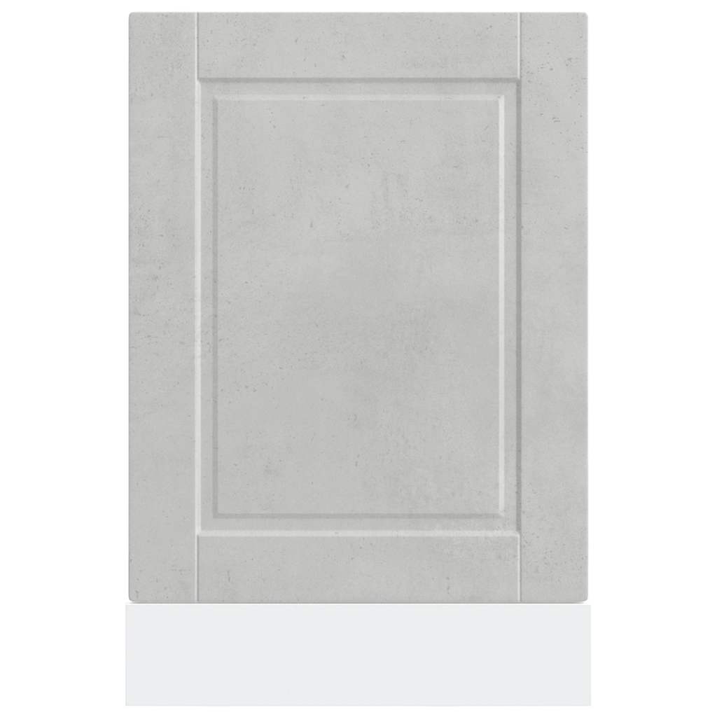 Painel máquina lavar louça Porto betão cinzento 45x1,5x67 cm