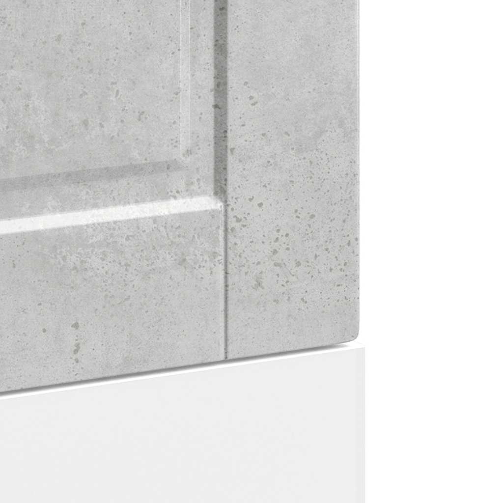 Painel máquina lavar louça Porto betão cinzento 45x1,5x67 cm