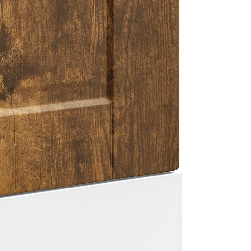 Painel máquina lavar louça Porto carvalho fumado 45x1,5x67 cm