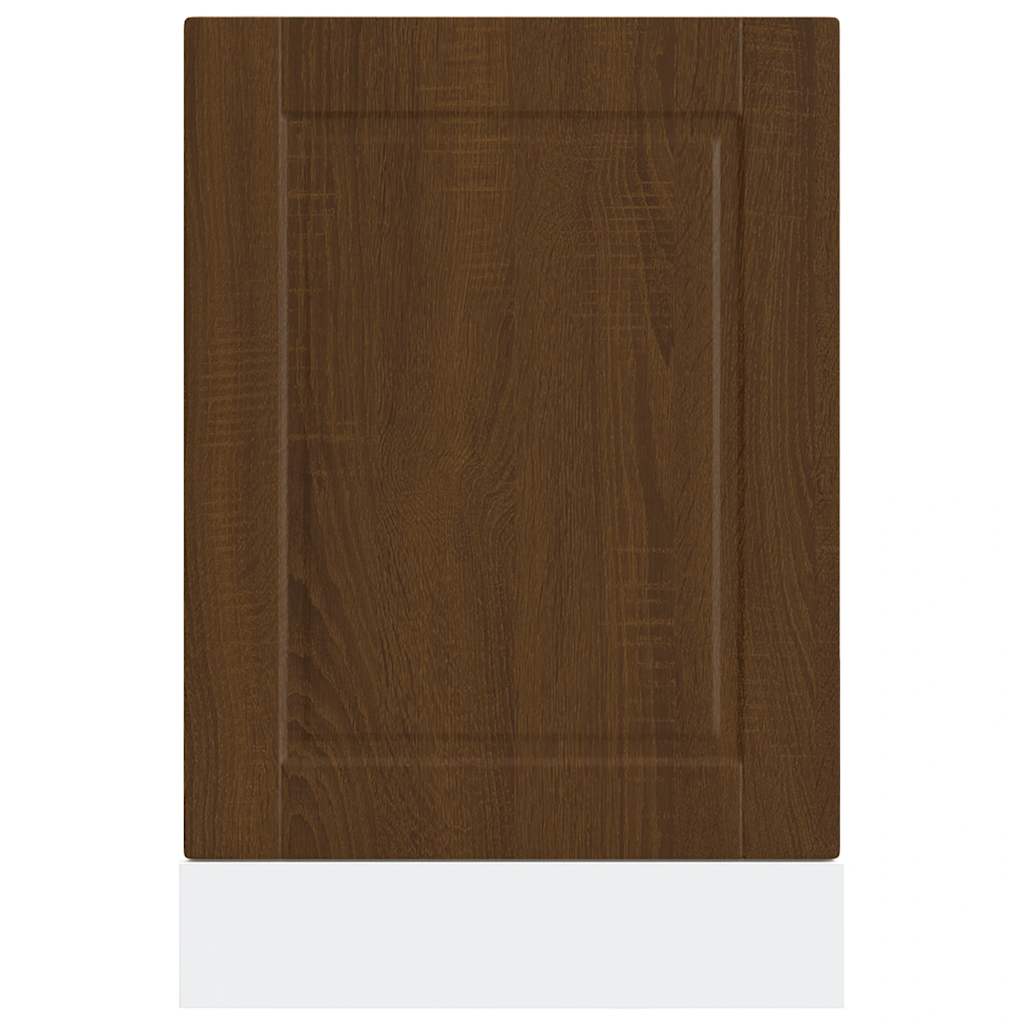 Painel máquina lavar louça Porto carvalho castanho 45x1,5x67 cm