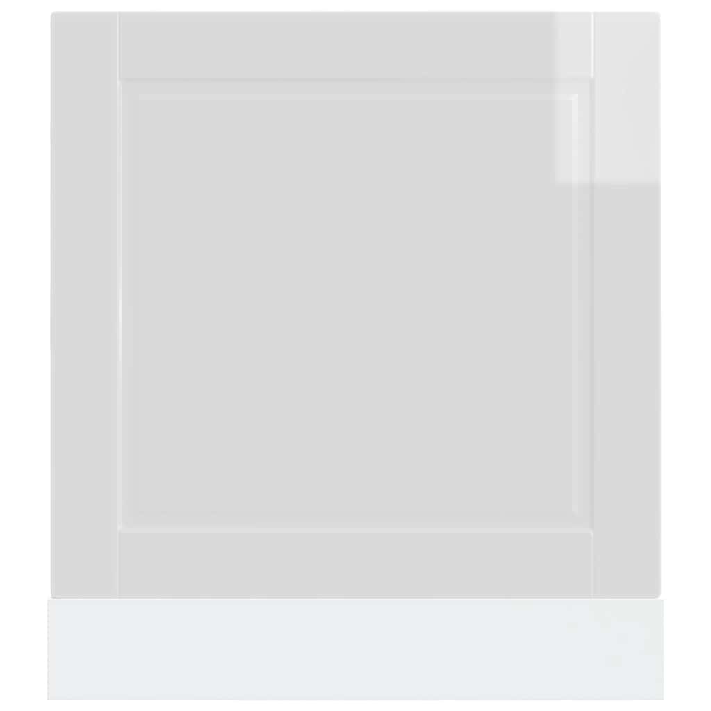 Painel máquina lavar louça Porto branco alto brilho 60x1,5x67cm