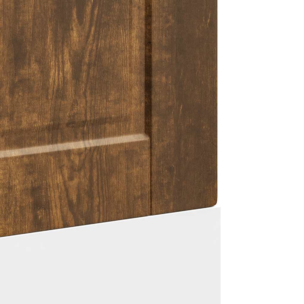 Painel máquina lavar louça Porto carvalho fumado 60x1,5x67 cm