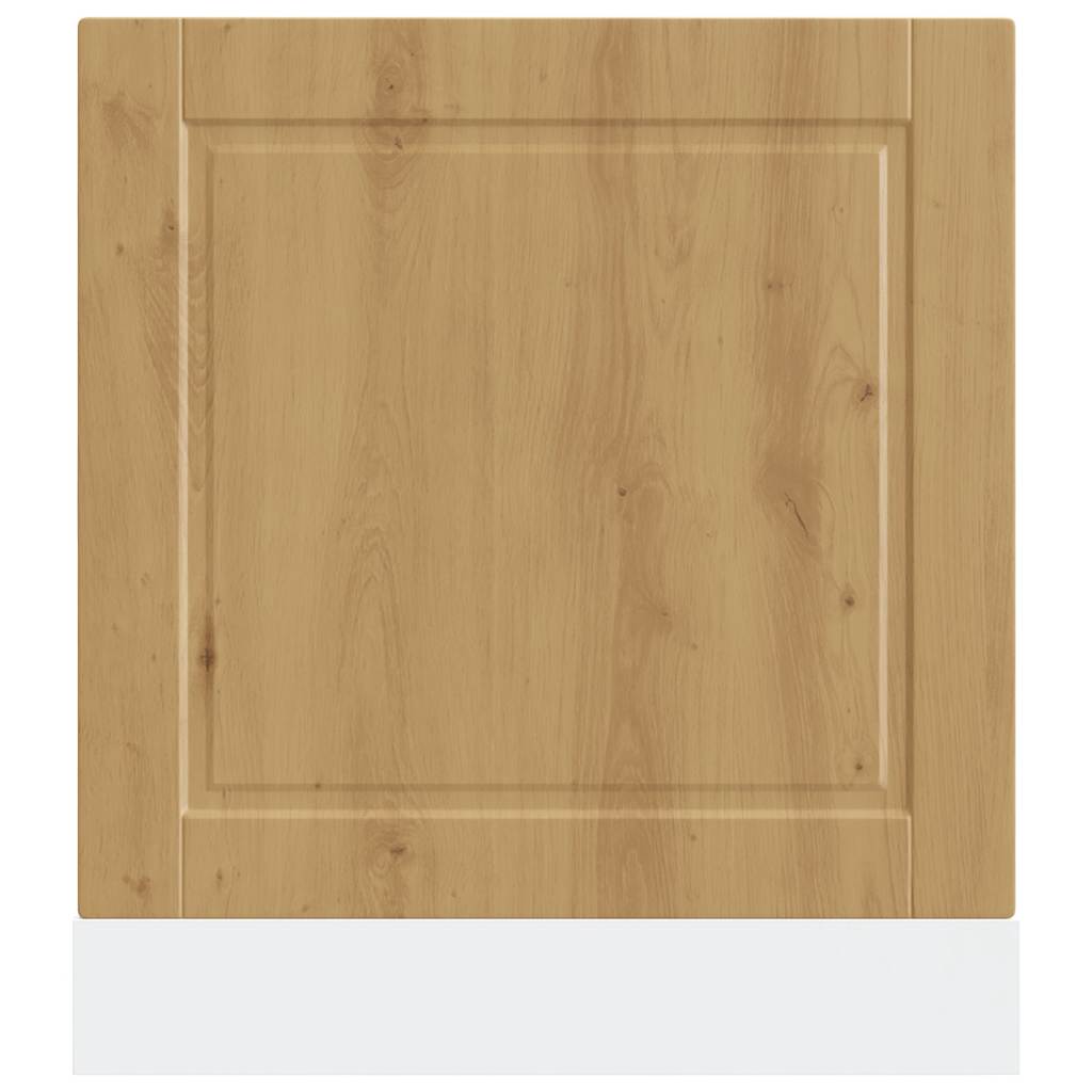 Painel máquina lavar louça Porto carvalho artesanal 60x1,5x67cm