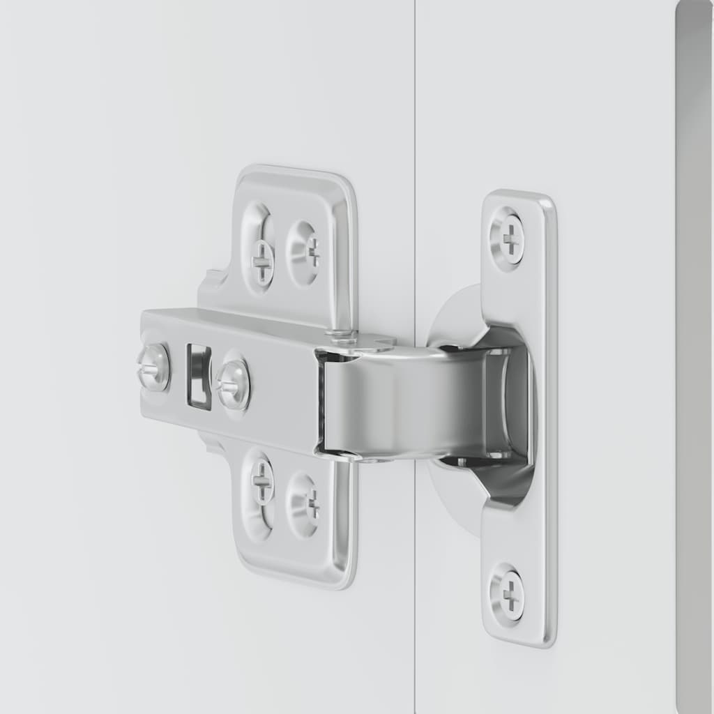 Armário de parede de cozinha com porta de vidro Porto branco