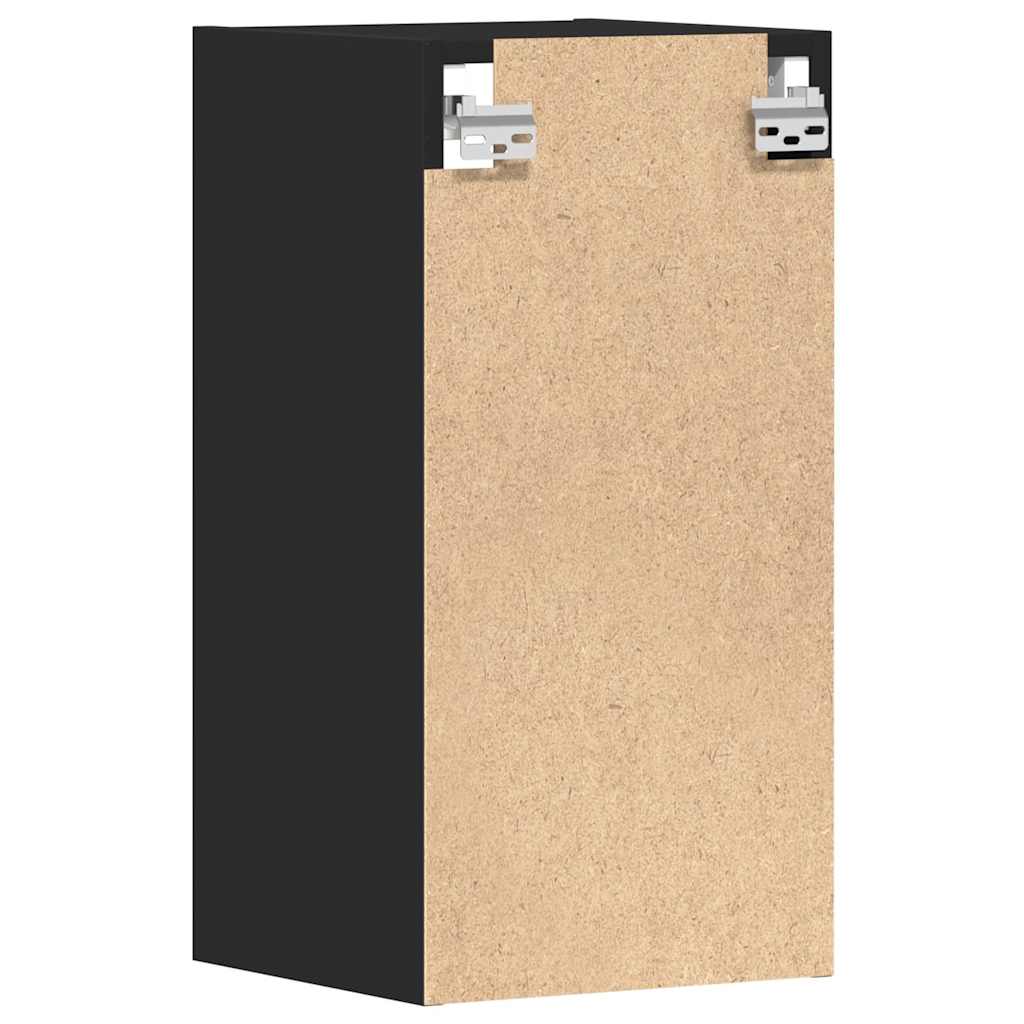 Armário de parede “Riga” 30x29,5x60 cm derivados madeira preto