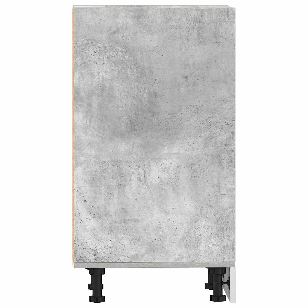 Armário inferior “Riga” 30x44,5x81,5cm cinzento cimento
