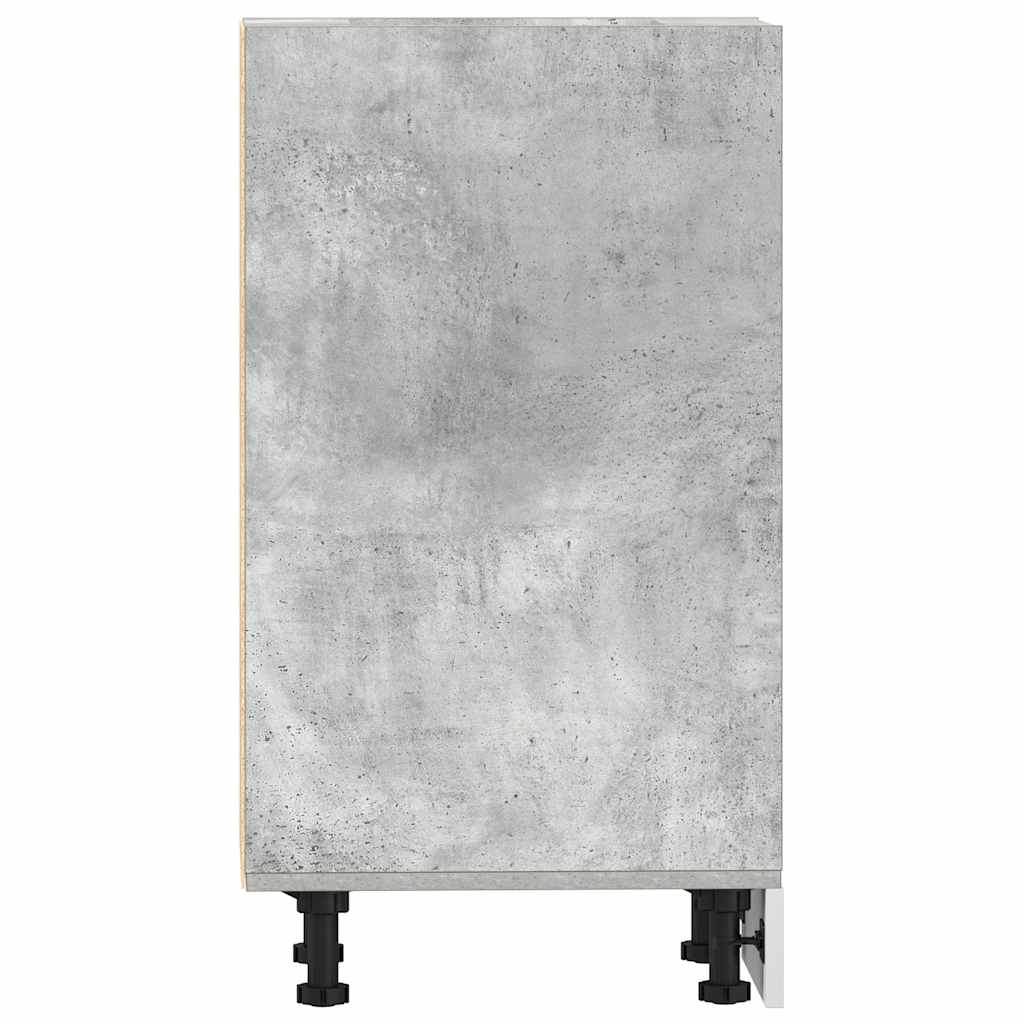 Armário inferior “Riga” 40x44,5x81,5cm cinzento cimento