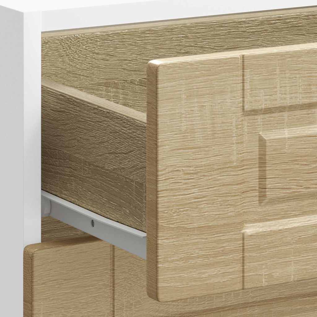 Armário base de cozinha Porto derivados madeira carvalho sonoma