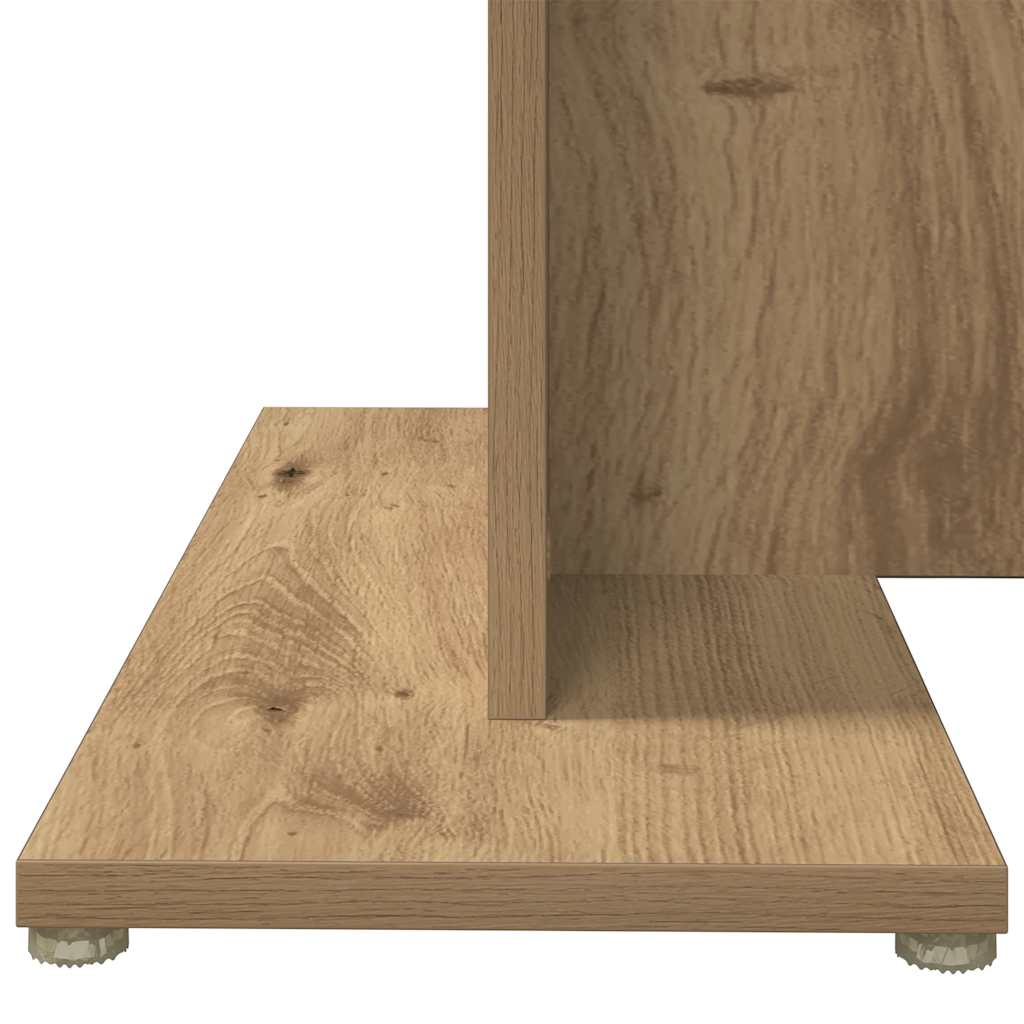 Mesa de jantar 80x80x75 cm derivados madeira carvalho artisiano