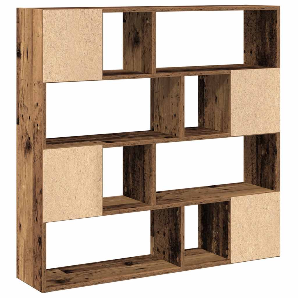 Estante/divisória 105x24x102 cm cor madeira velha