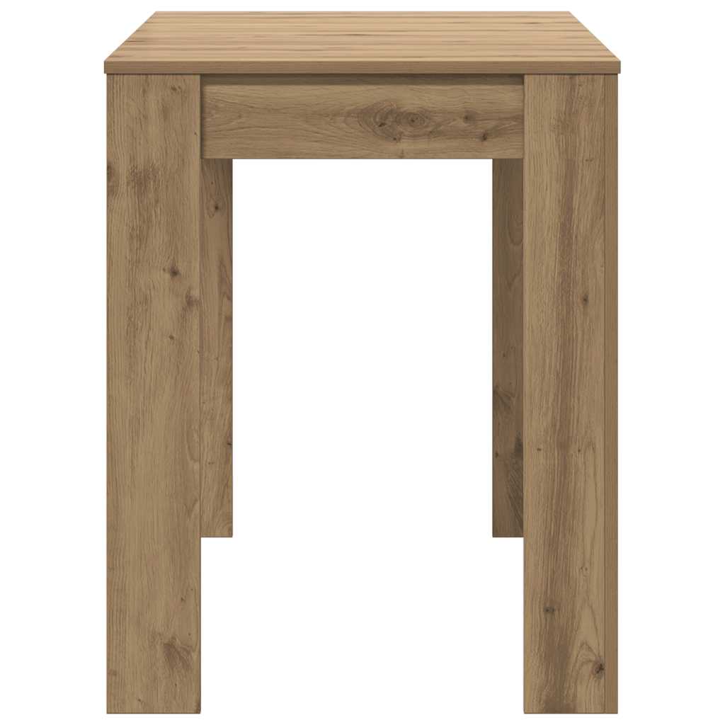 Mesa de jantar 120x60x76cm derivados madeira carvalho artisiano