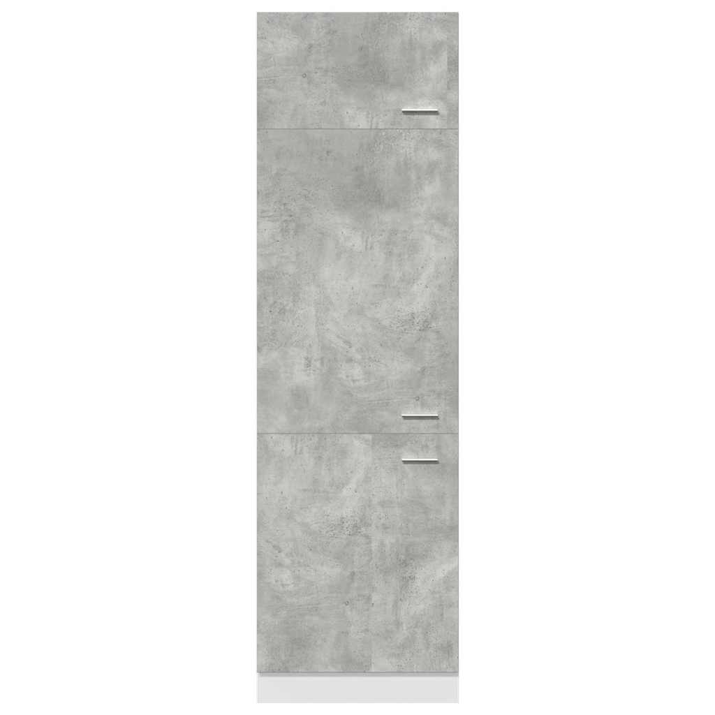 Armário para frigorífico “Lyon” 60x57x207 cm cinza