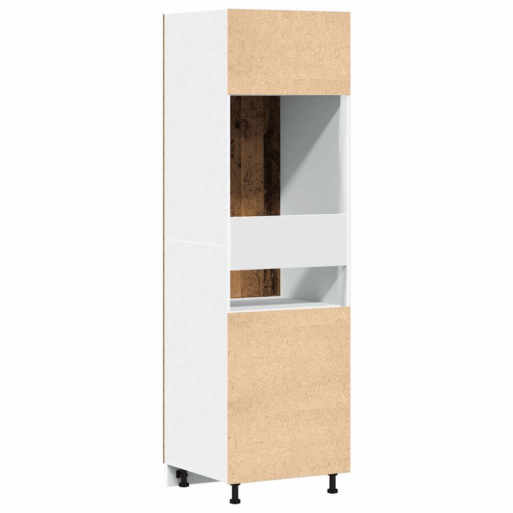 Armário p/ frigorífico “Lyon” 60x57x207cm madeira velha