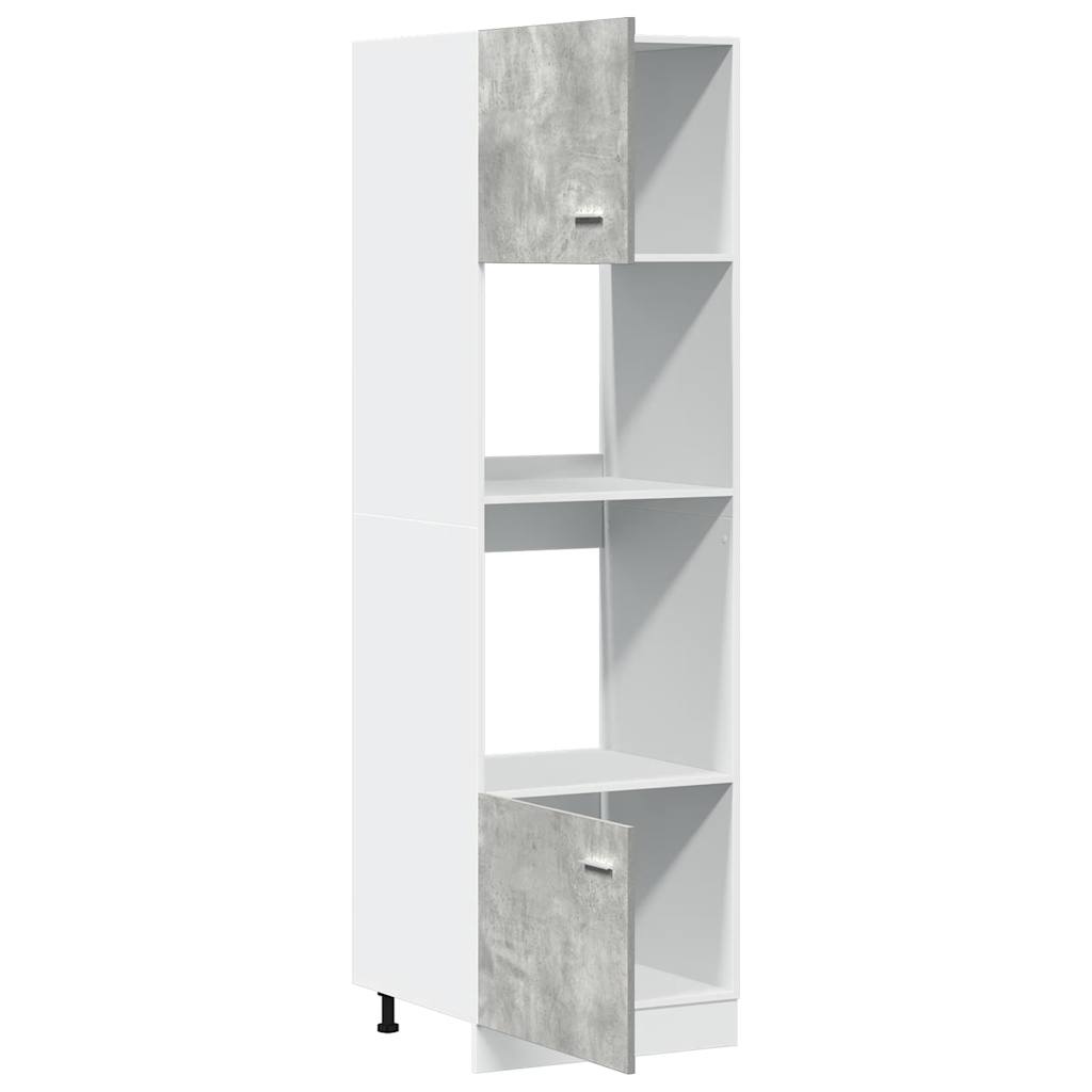 Armário para micro-ondas “Lyon” 60x57x207 cm cinza