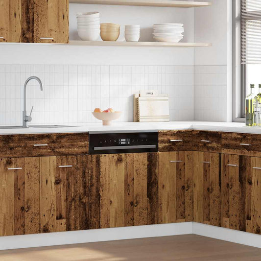 Painel máq lavar louça “Lyon” 45x3x67 cm madeira velha