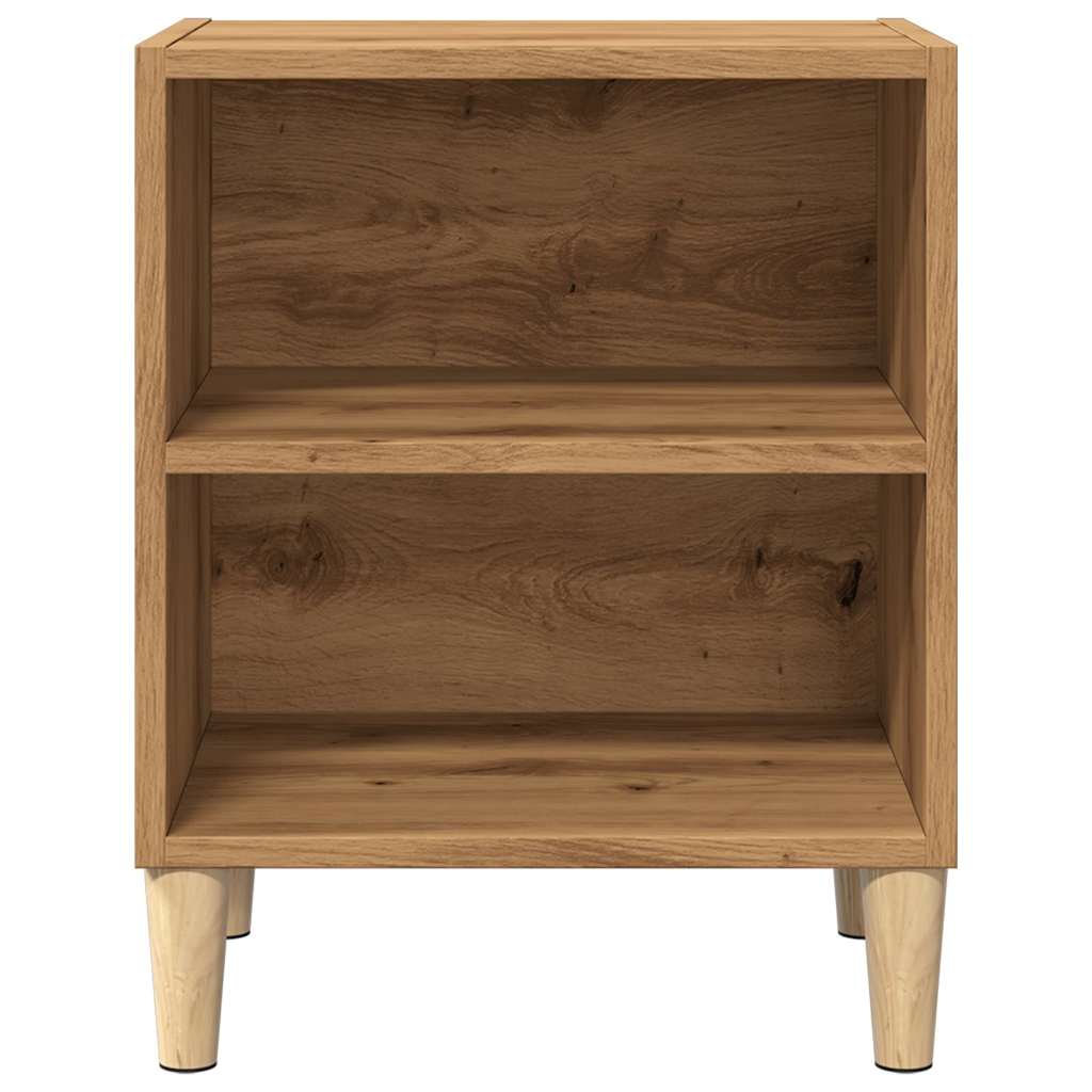 Mesa de cabeceira em carvalho artesanal 40x30x50 cm