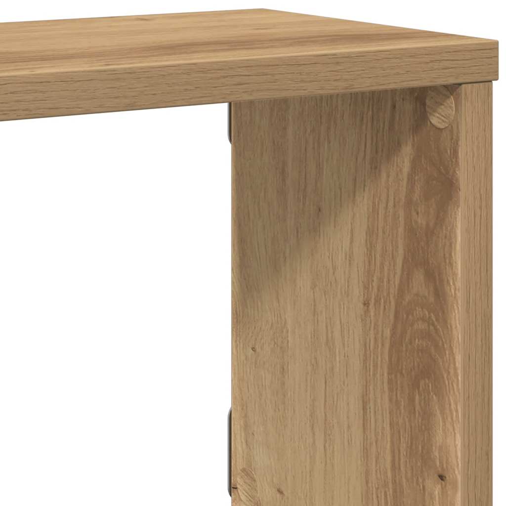 Prateleiras parede cubo 4 pcs deriv. madeira carvalho artisiano