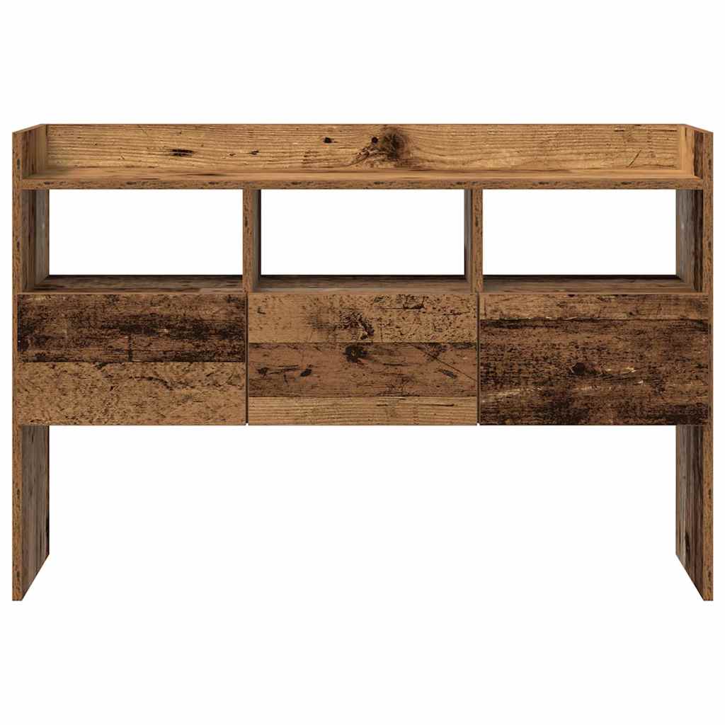 Aparador madeira velha 105x30x70 cm madeira trabalhada