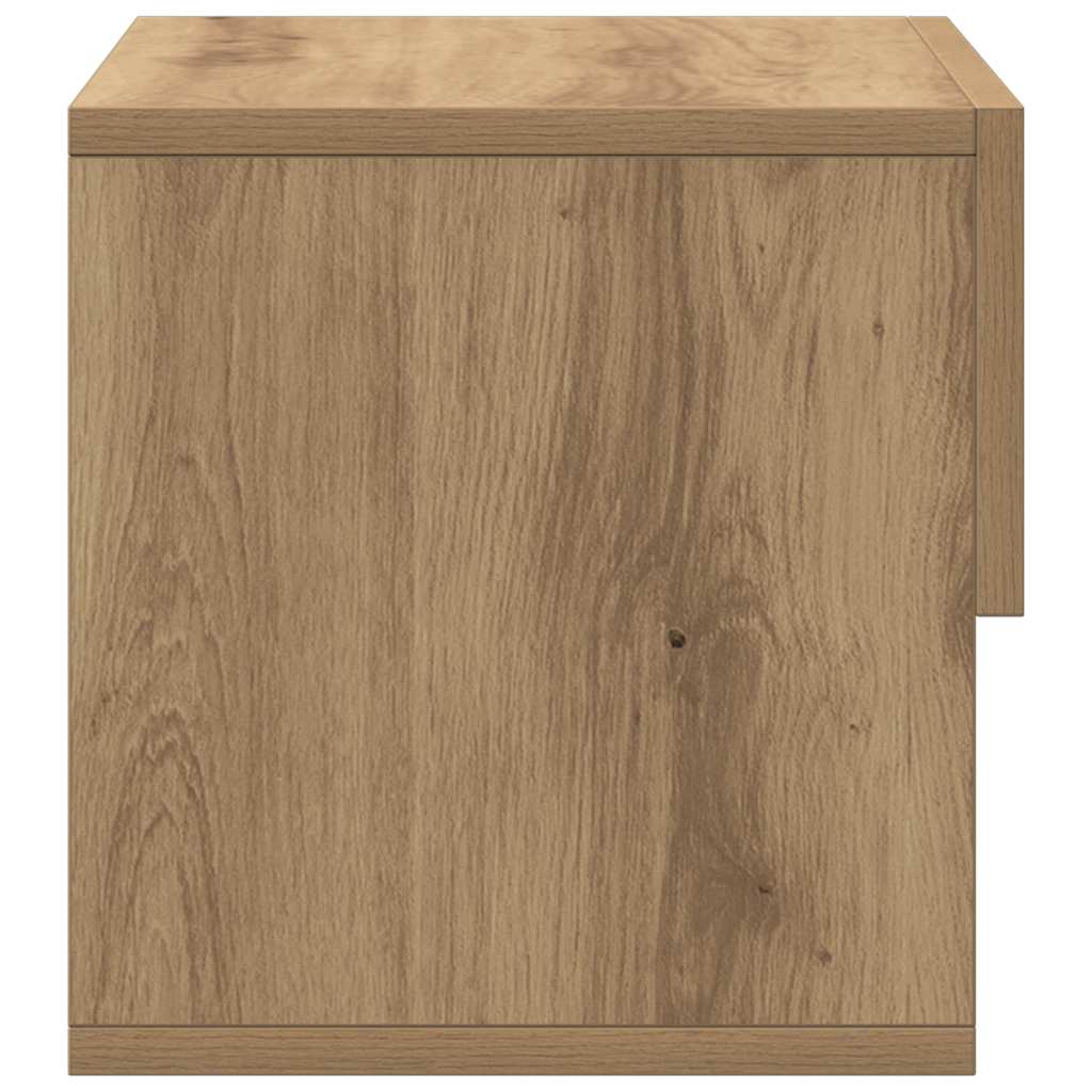 Mesa de cabeceira de parede carvalho artisiano
