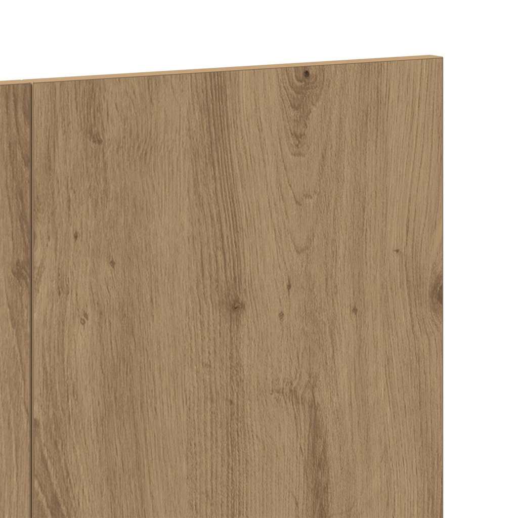 Cabeceira cama 120x1,5x80 cm deriv. madeira carvalho artisiano