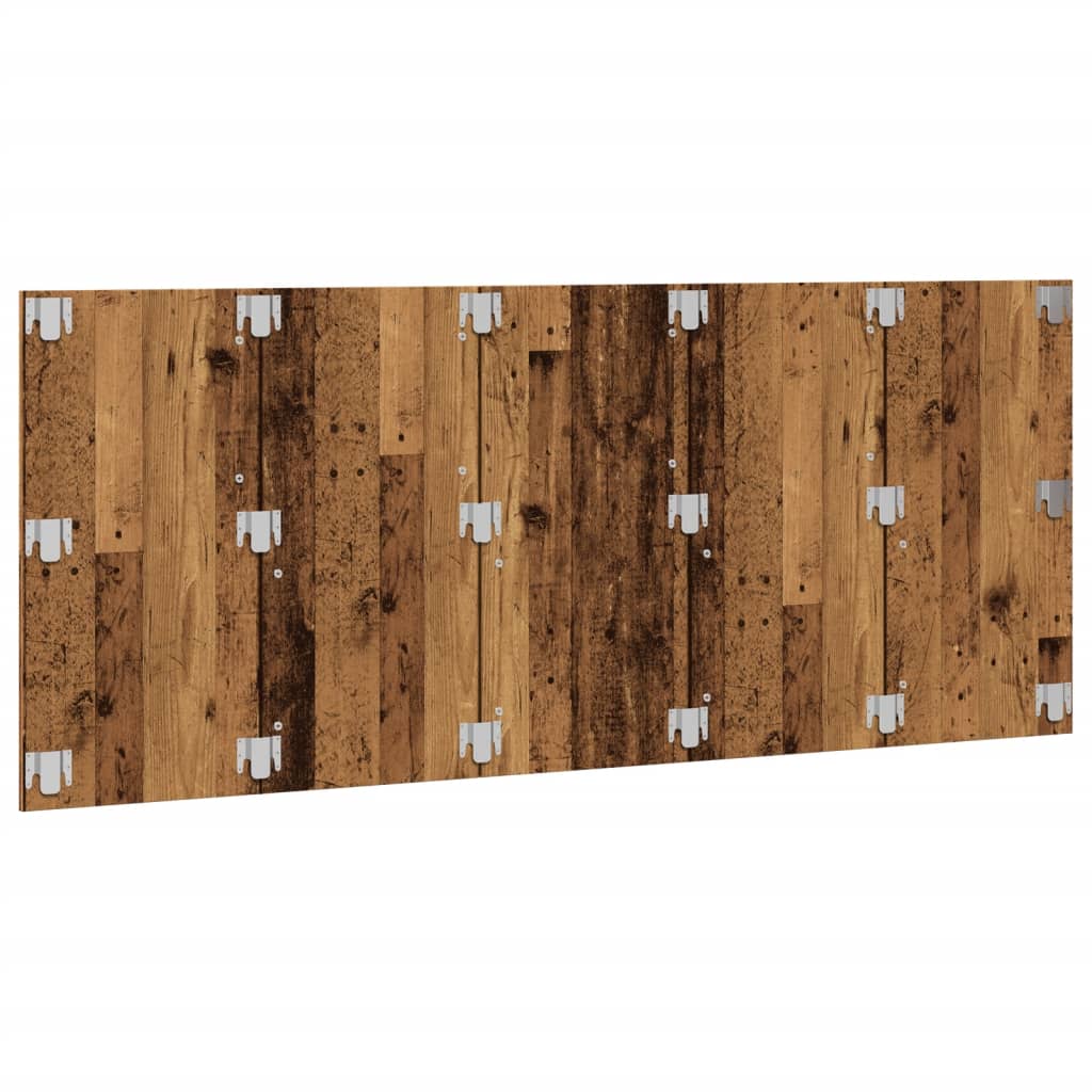 Cabeceira cama 200x1,5x80 cm derivados madeira madeira velha