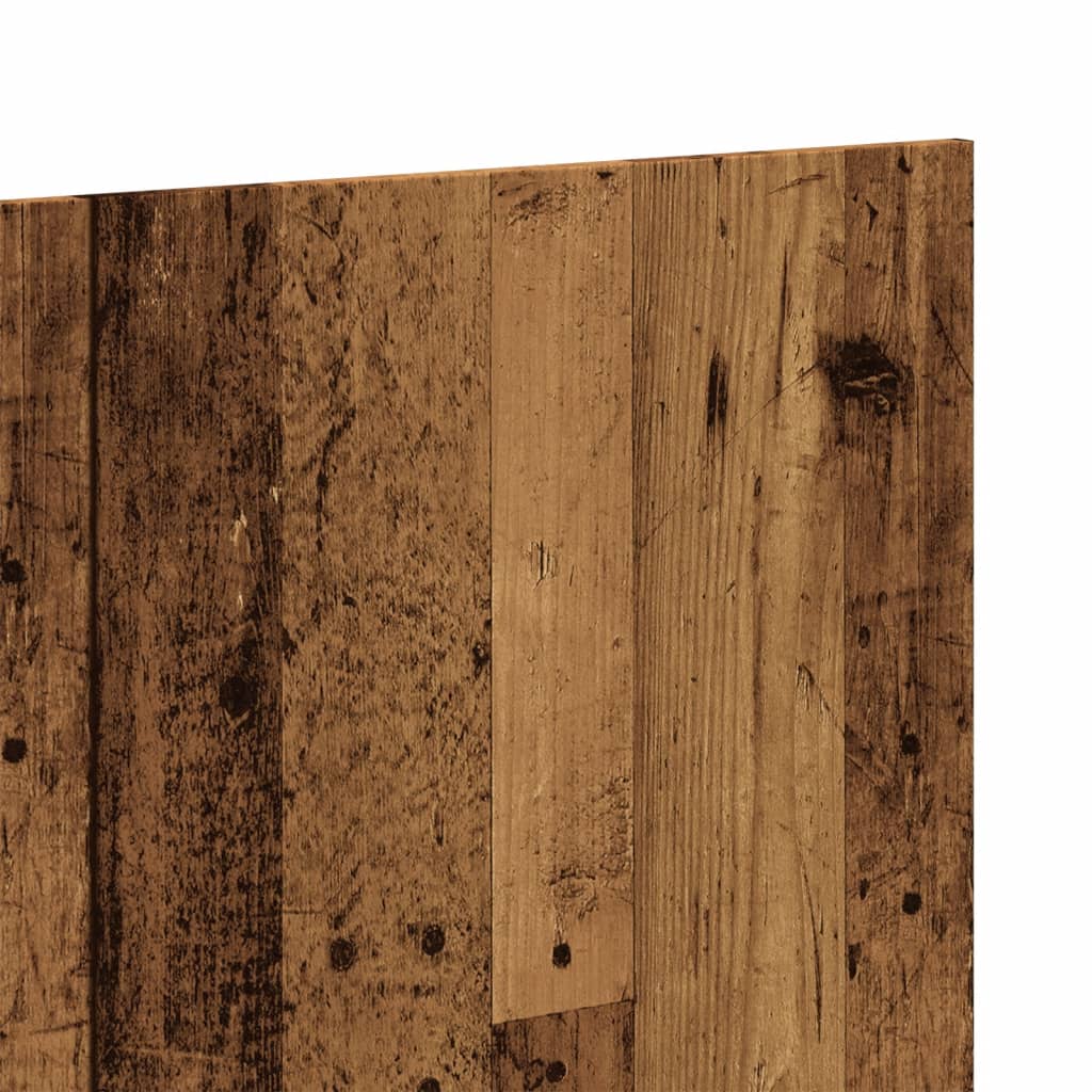 Cabeceira cama 200x1,5x80 cm derivados madeira madeira velha