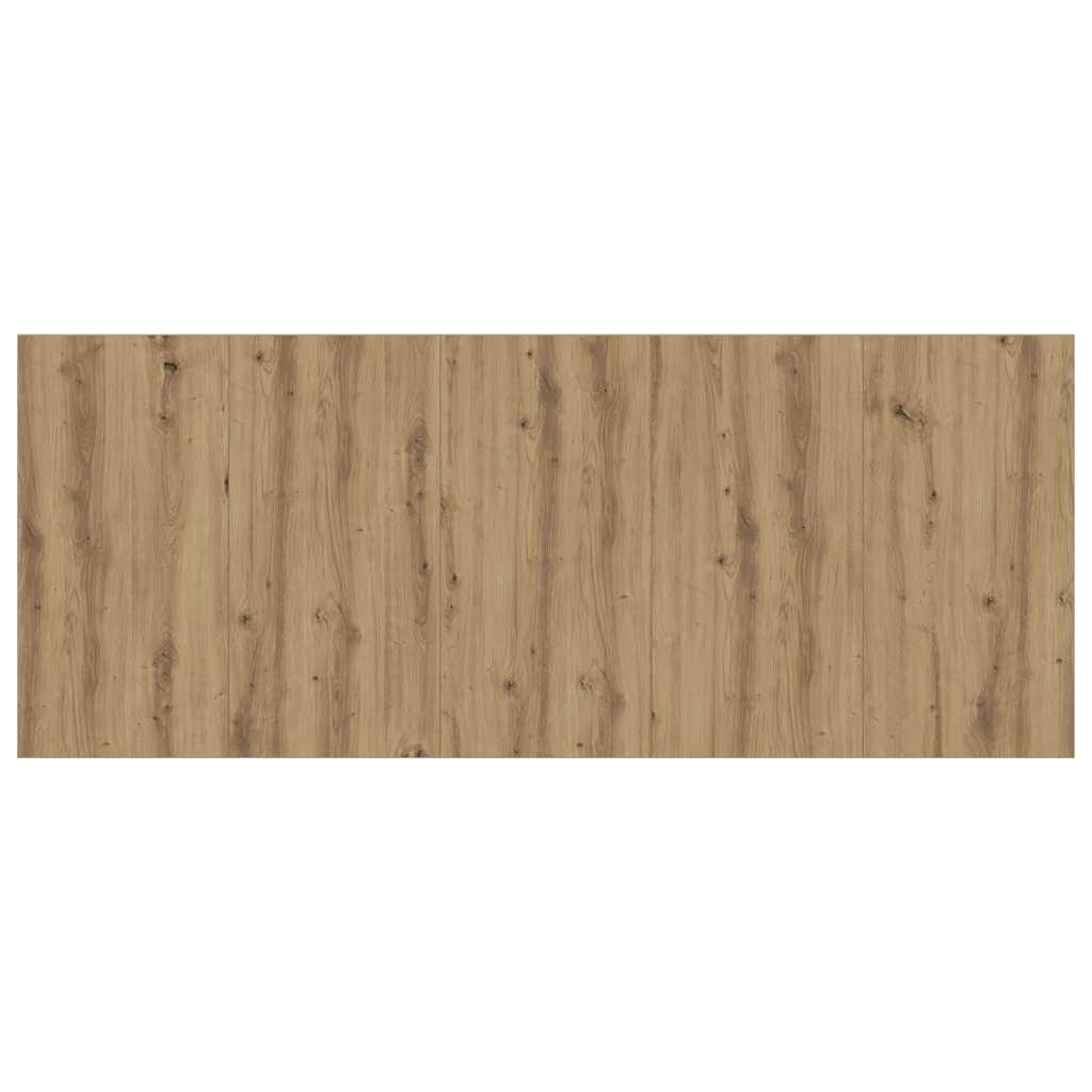 Cabeceira cama 200x1,5x80 cm deriv. madeira carvalho artisiano