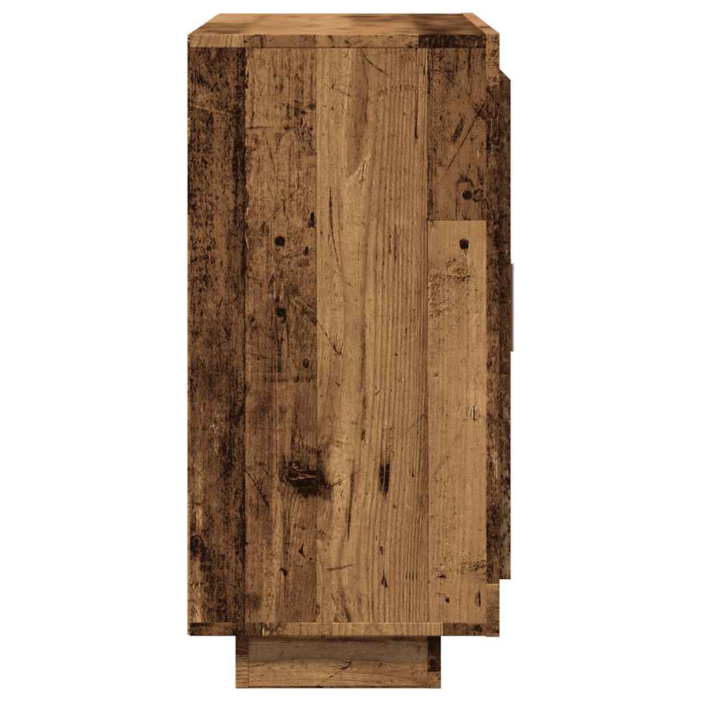 Aparador madeira velha 92x35x75 cm madeira trabalhada