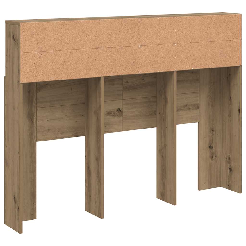 Cabeceira de cama Carvalho Artesanal 140x19x103,5 cm