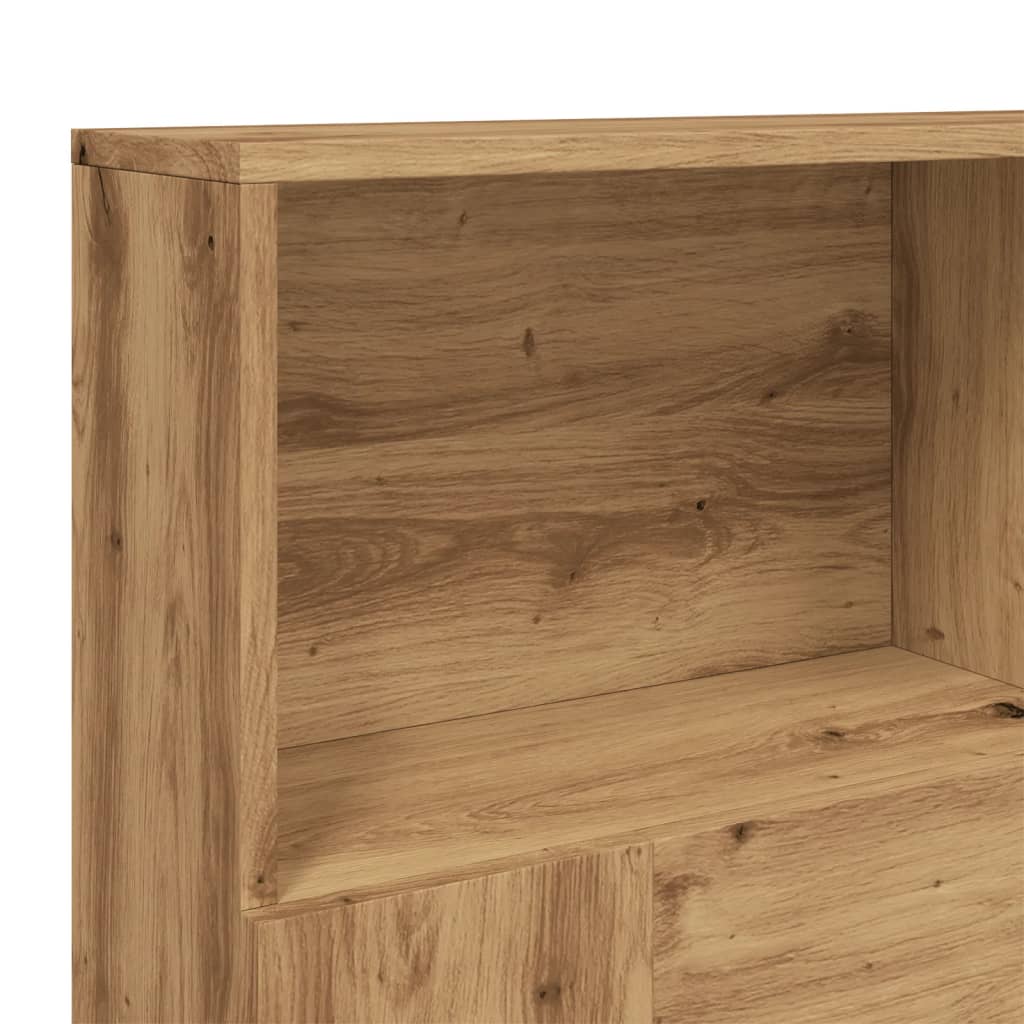 Cabeceira de cama Carvalho Artesanal 140x19x103,5 cm