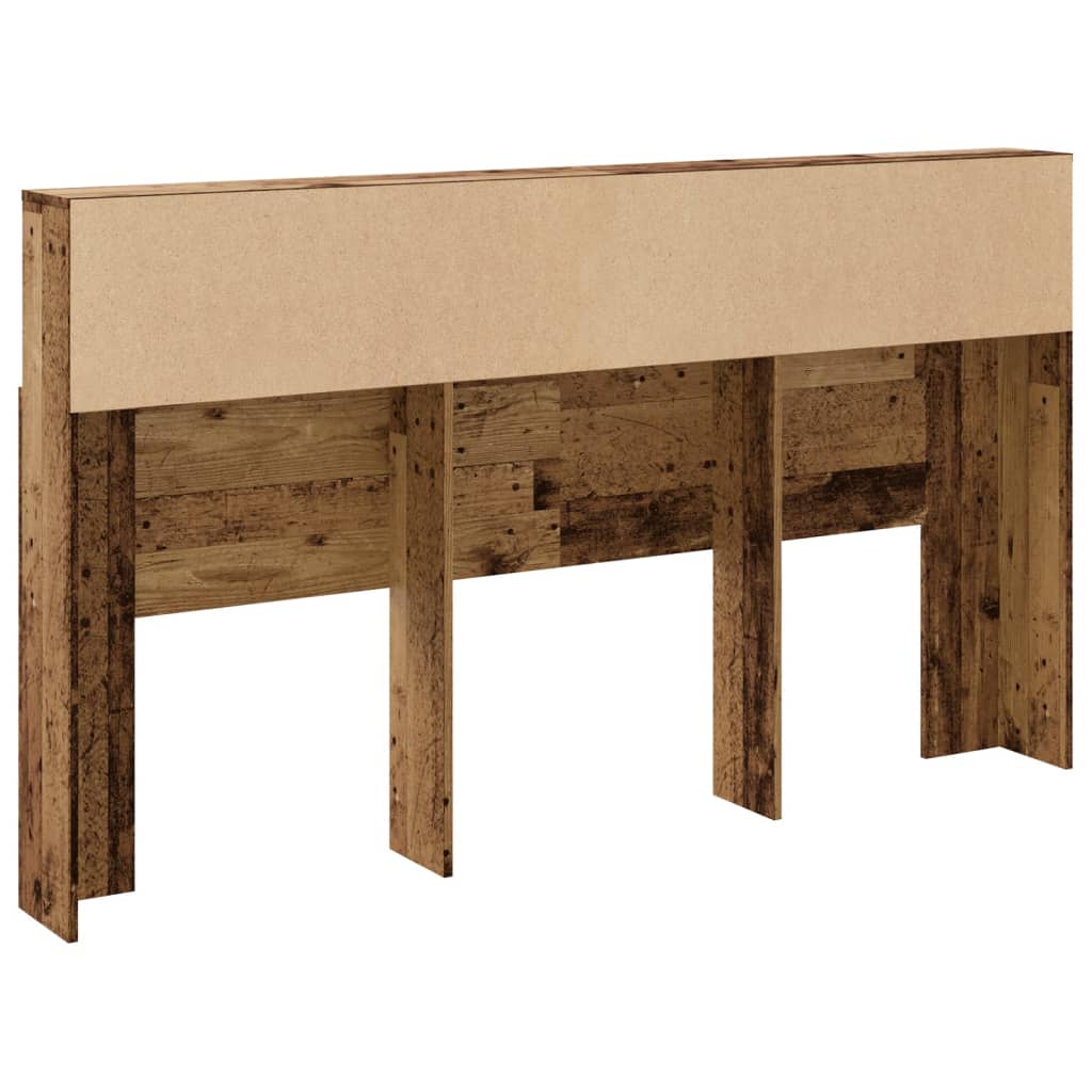 Armário cabeceira 180x19x103,5 cm deriv. madeira madeira velha