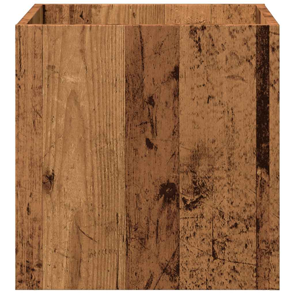 Vaso/floreira 40x40x40 cm derivados de madeira madeira velha