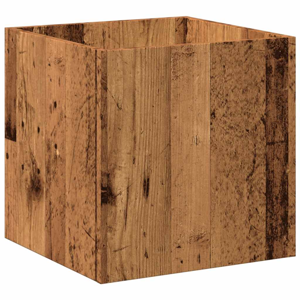 Vaso/floreira 40x40x40 cm derivados de madeira madeira velha
