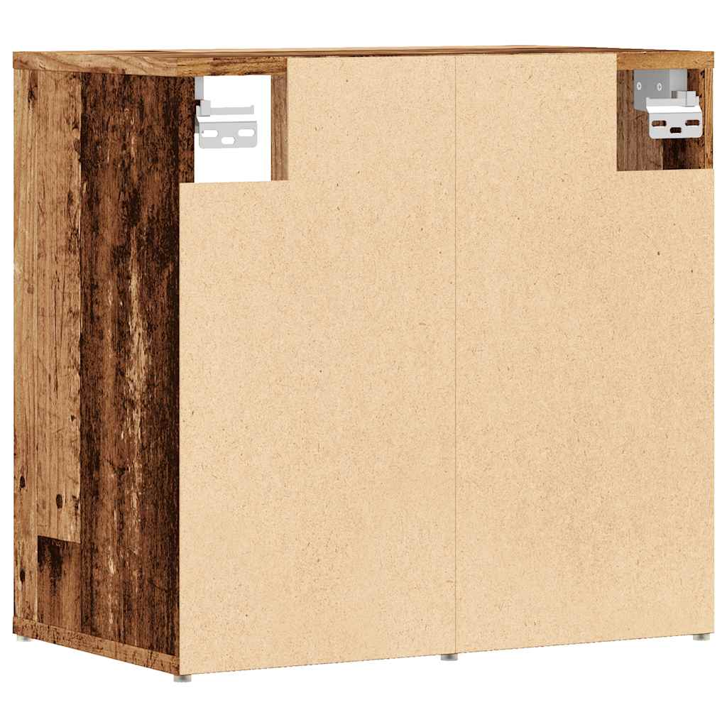 Sapateiras 2 pcs madeira velha 52x30x50 cm