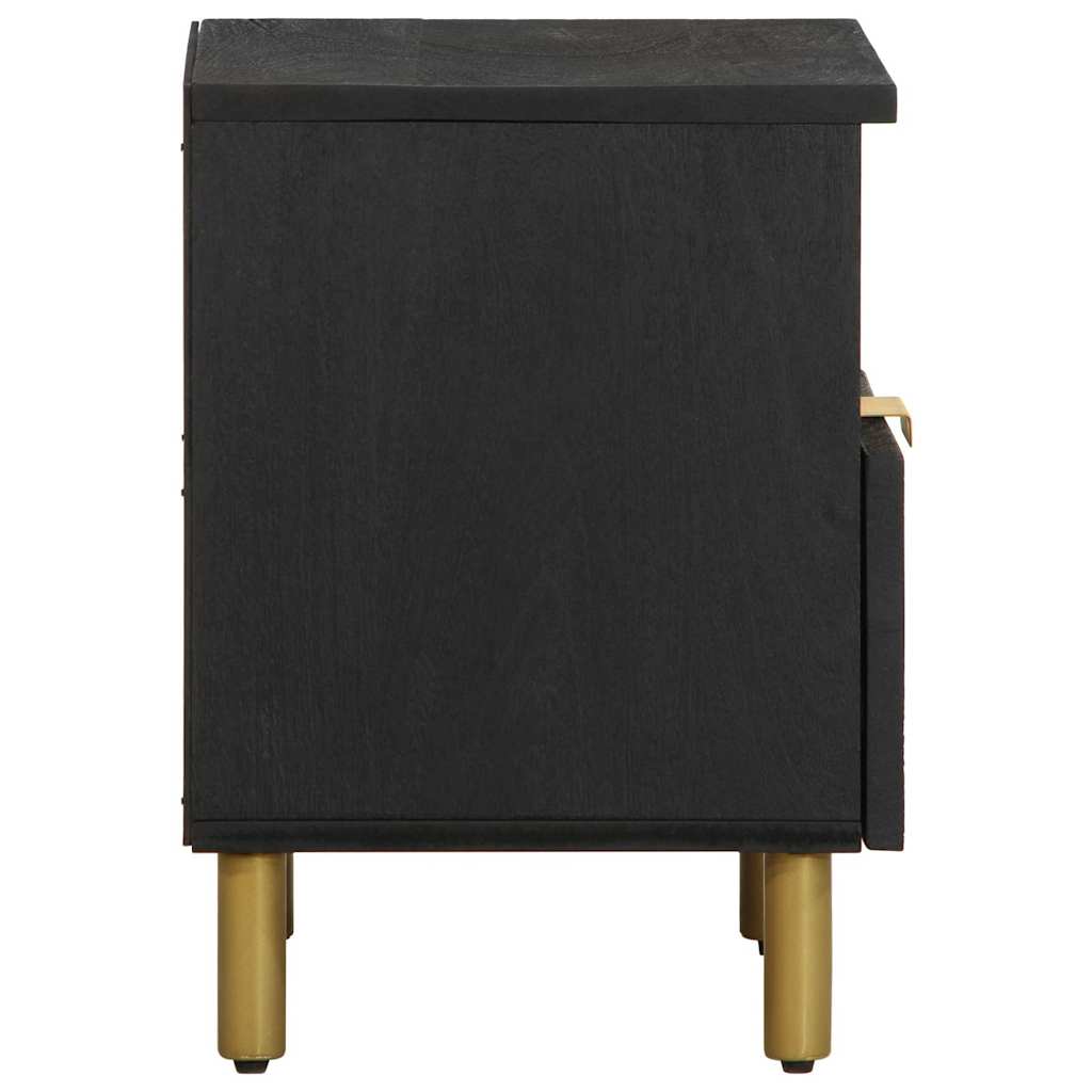 Mesa de cabeceira 40x33x46 cm derivados de madeira preto