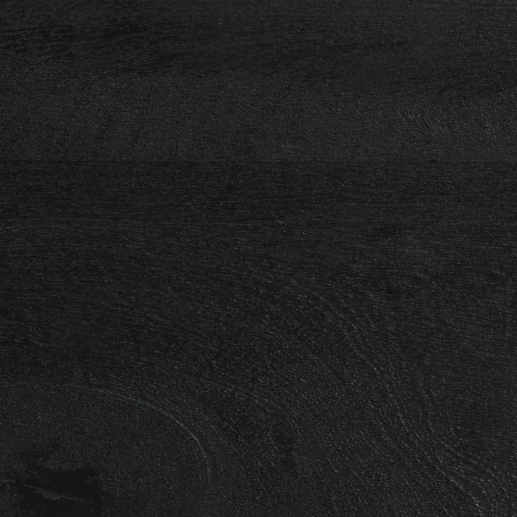 Móvel de TV de derivados de madeira preto 100x33x46 cm