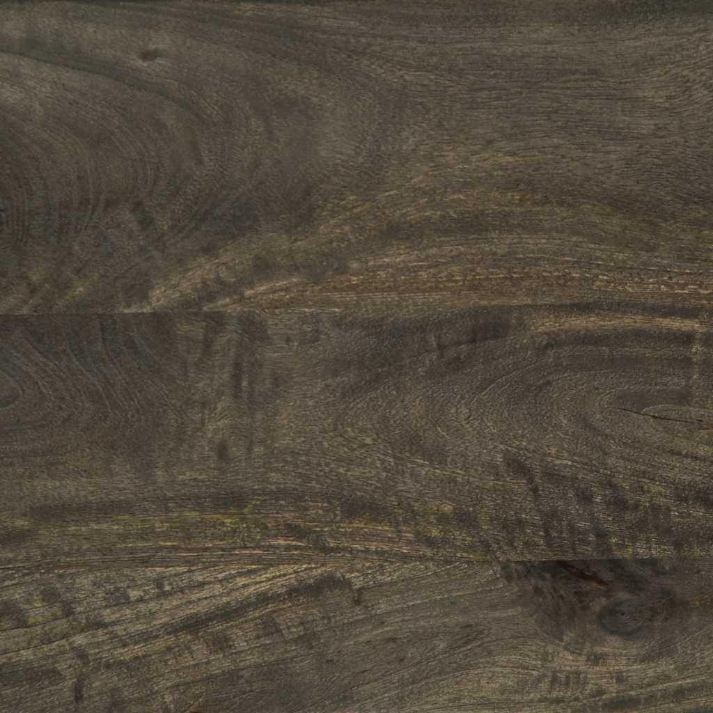 Mesa de cabeceira preto 50x33x62 cm madeira de mangueira maciça